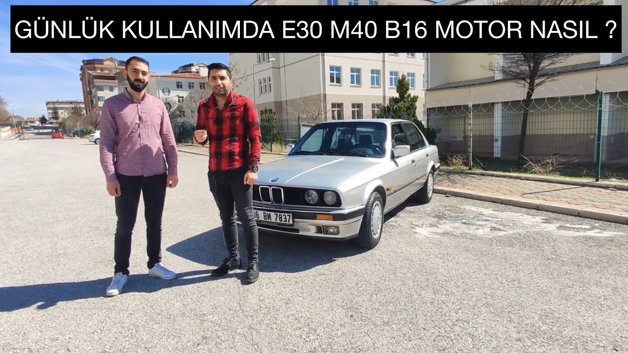 Bmw E30 316i Sedan | M40 B16 G&uuml;nl&uuml;k Kullanımı , Yakıtı |Nadir Kalanlardan