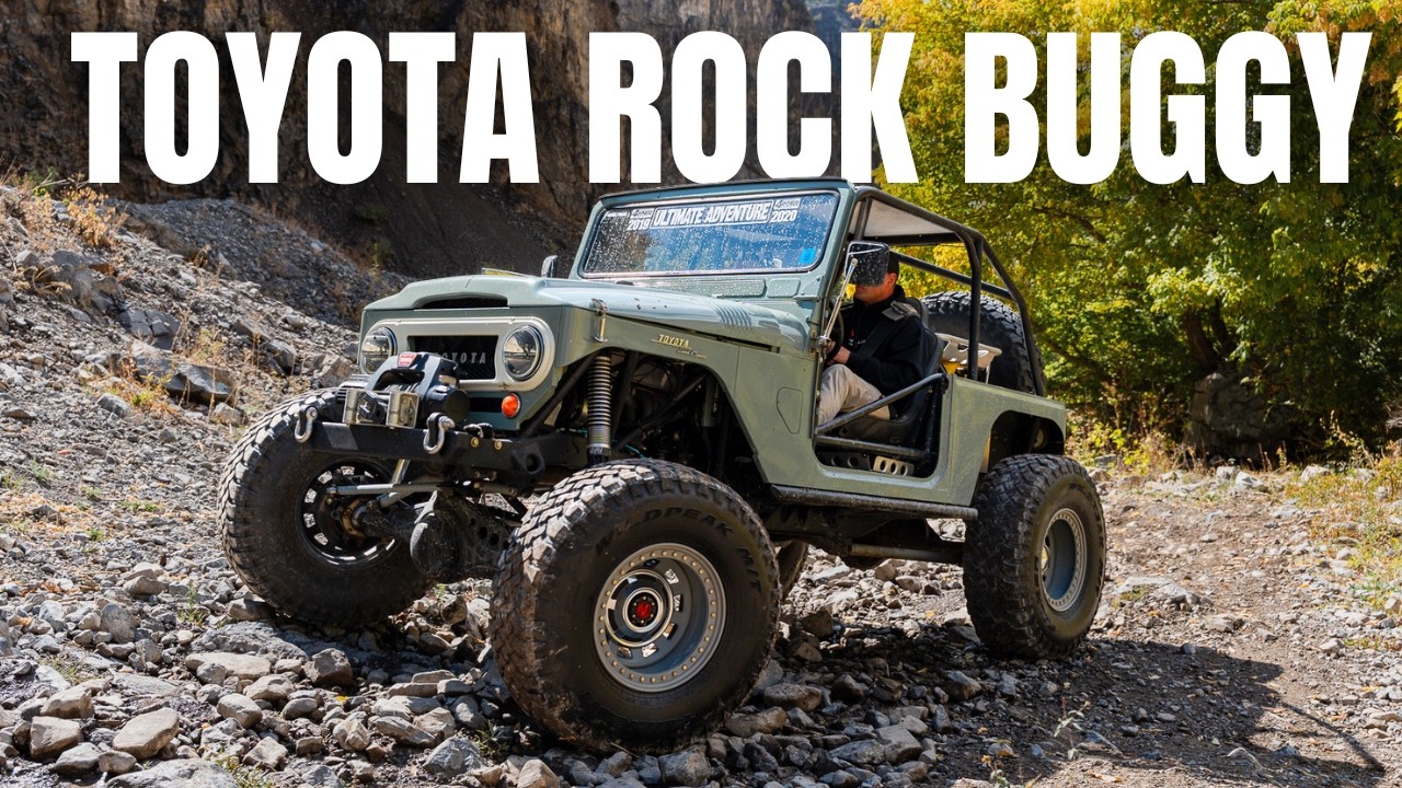 Этот Toyota FJ40 &mdash; идеальный внедорожник для преодоления скалистых препятствий.