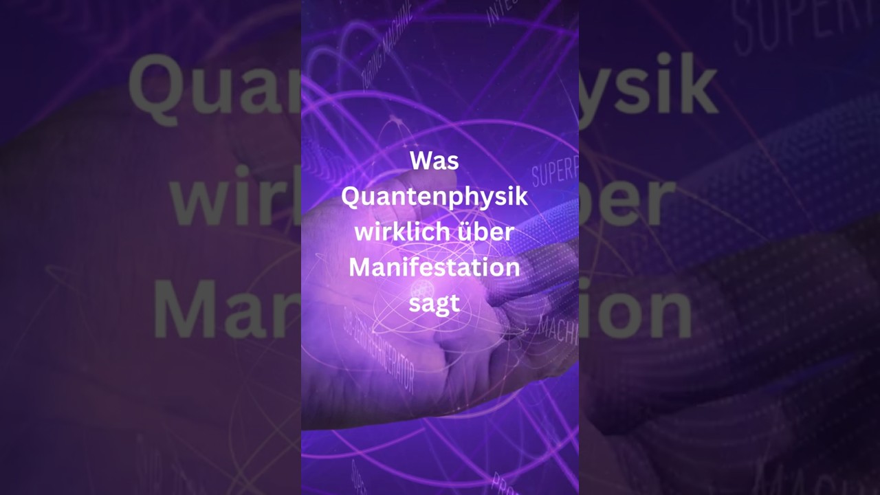 Was Quantenphysik wirklich &uuml;ber Manifestation sagt #manifestation #Motivation  #Millionairemindset