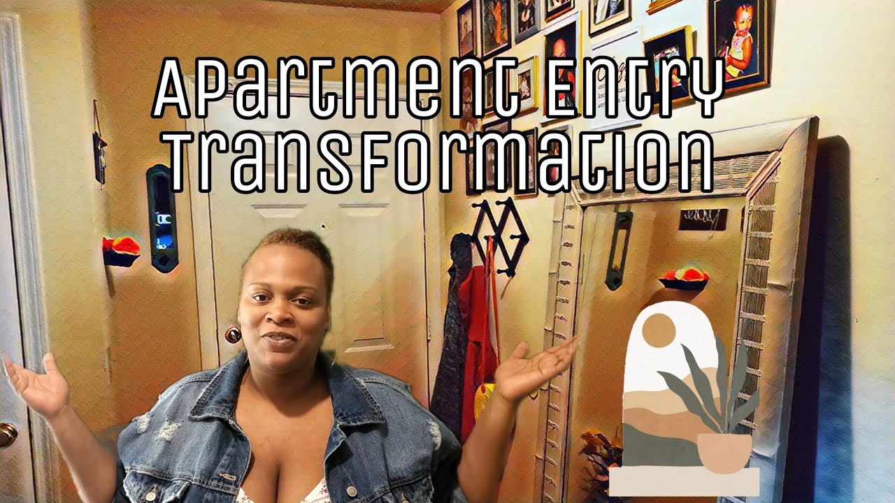 Picture wall Apartment Entryway transformation | Afro-boho interior design | mini-vlog