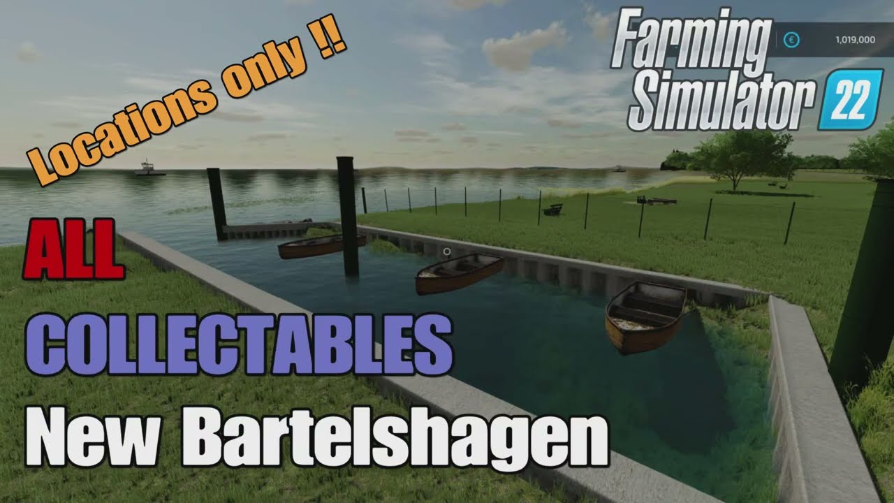 FS22 New Bartelshagen | Locations Only | Earn some extra cash !! All Collectables