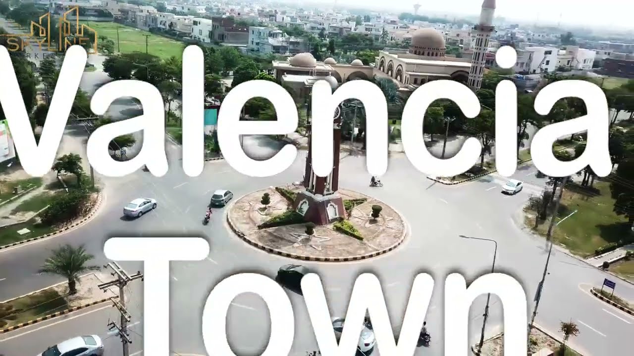 Drone View - VALENCIA TOWN LAHORE – A Vision of Your Life #skylinemarketing