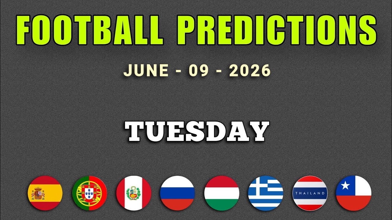 FOOTBALL PREDICTIONS TODAY (  International Friendly | Laliga 2 | Euro U19 ) GoalIQ