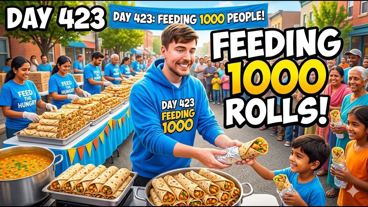 Cooking 100 daal roti rolls for the homeless (Day 423 Ride-along)
