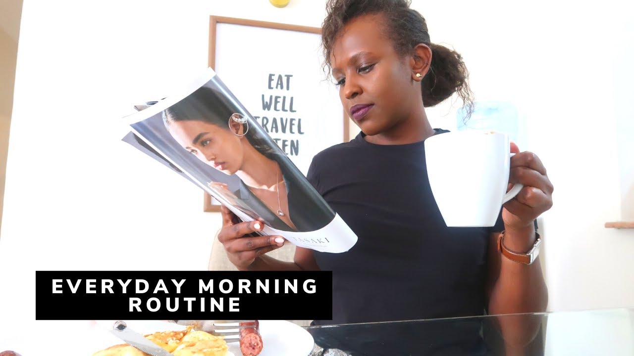 MY SIMPLE WORK DAY MORNING ROUTINE (Before Rona)| Nelly Mwangi