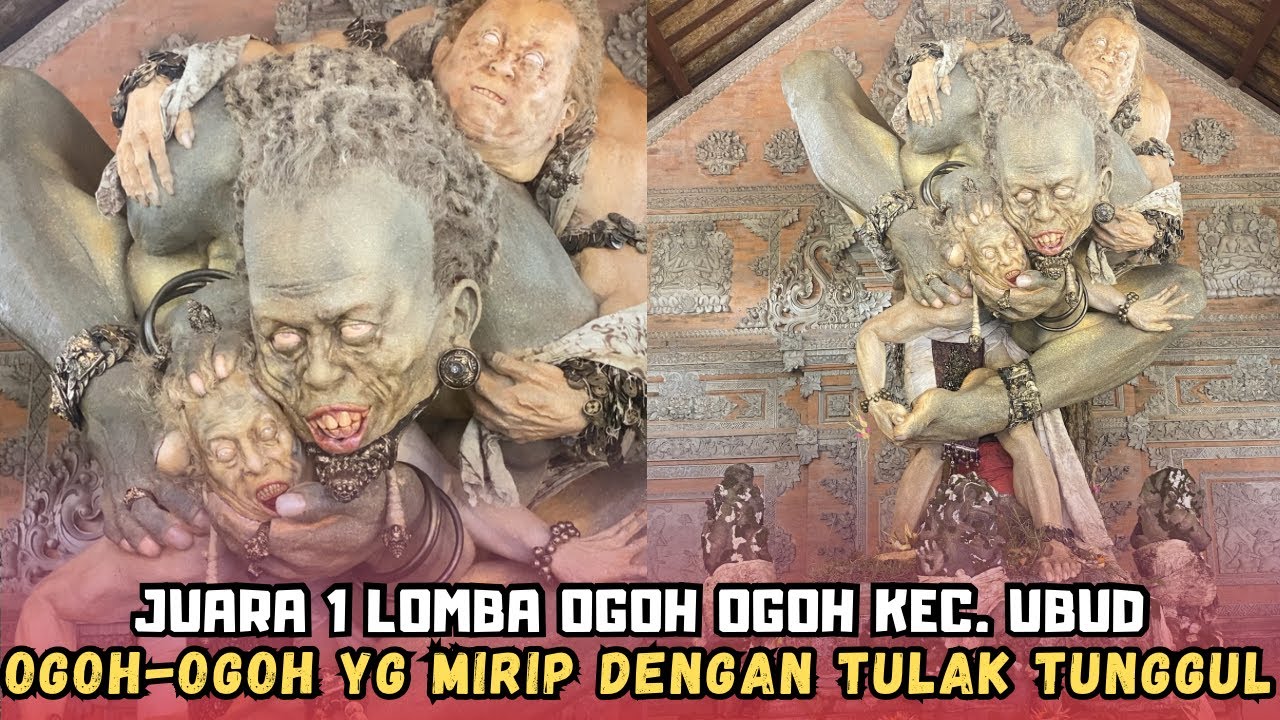 MAYANG TUGU занял первое место на конкурсе Ogoh Ogoh района Убуд
