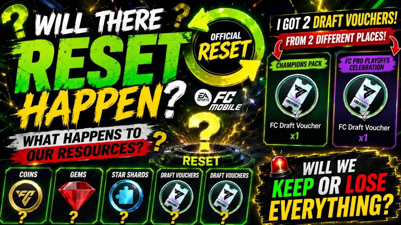 БУДЕТ ЛИ СБРОС В FC MOBILE 26? ПОТЕРЯЕМ ЛИ МЫ ИГРОКОВ, МОНЕТЫ И ЗВЕЗДНЫЕ ОСКОЛКИ? КАК ПОЛУЧИТЬ 2 ...