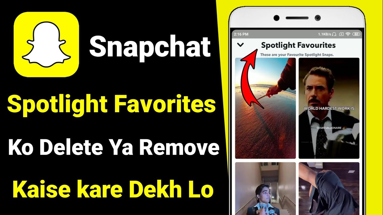Snapchat Me Spotlight Favorites Delete Kaise Kare | How To Delete Snapchat Spotlight Favorites