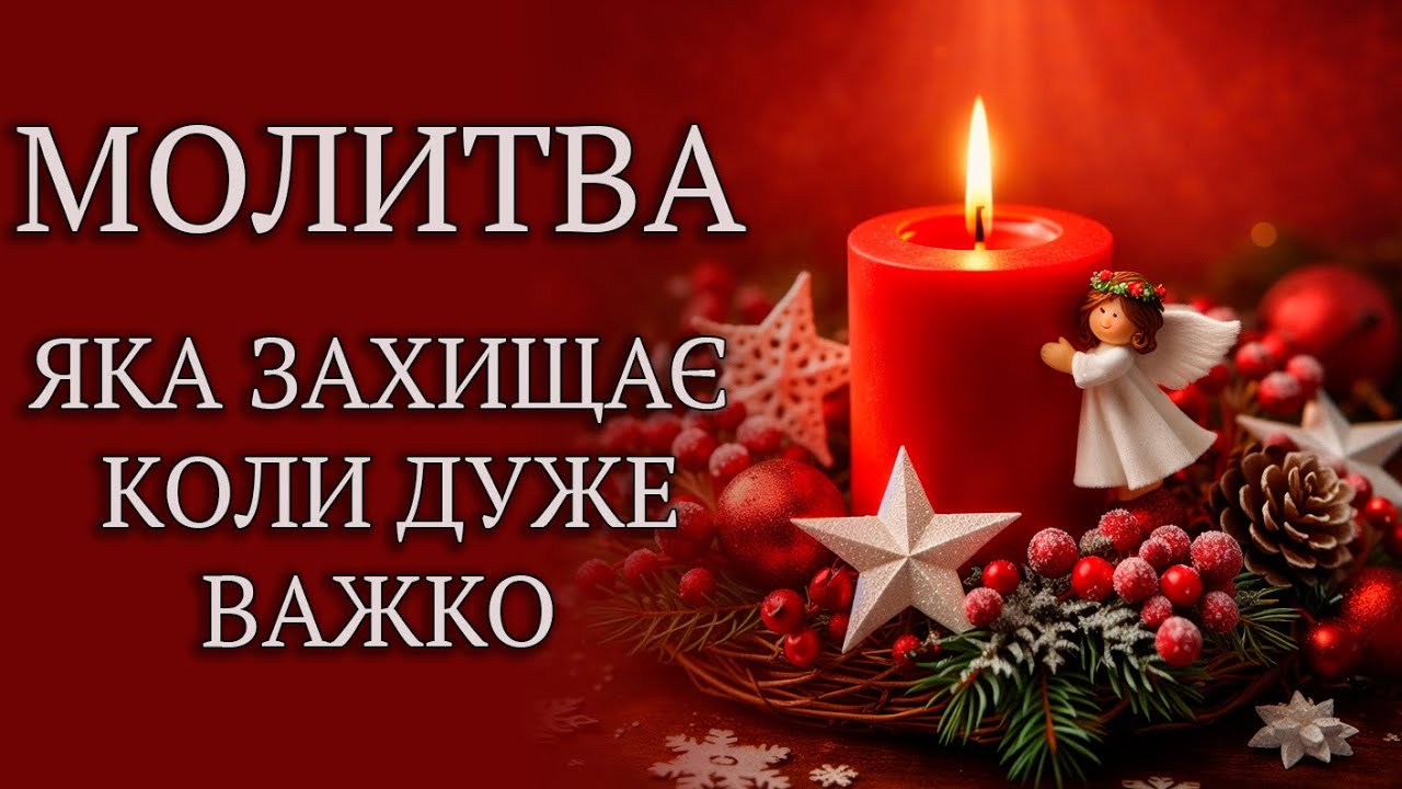МОЛИТВА ЯКА ЗАХИЩАЄ КОЛИ ДУЖЕ ВАЖКО