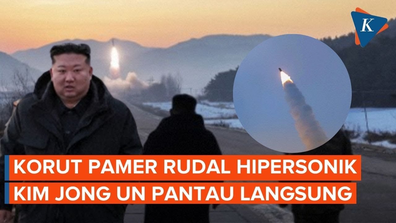 Korea Utara Klaim Uji Rudal Hipersonik Baru, Kim Jong Un Pantau Langsung