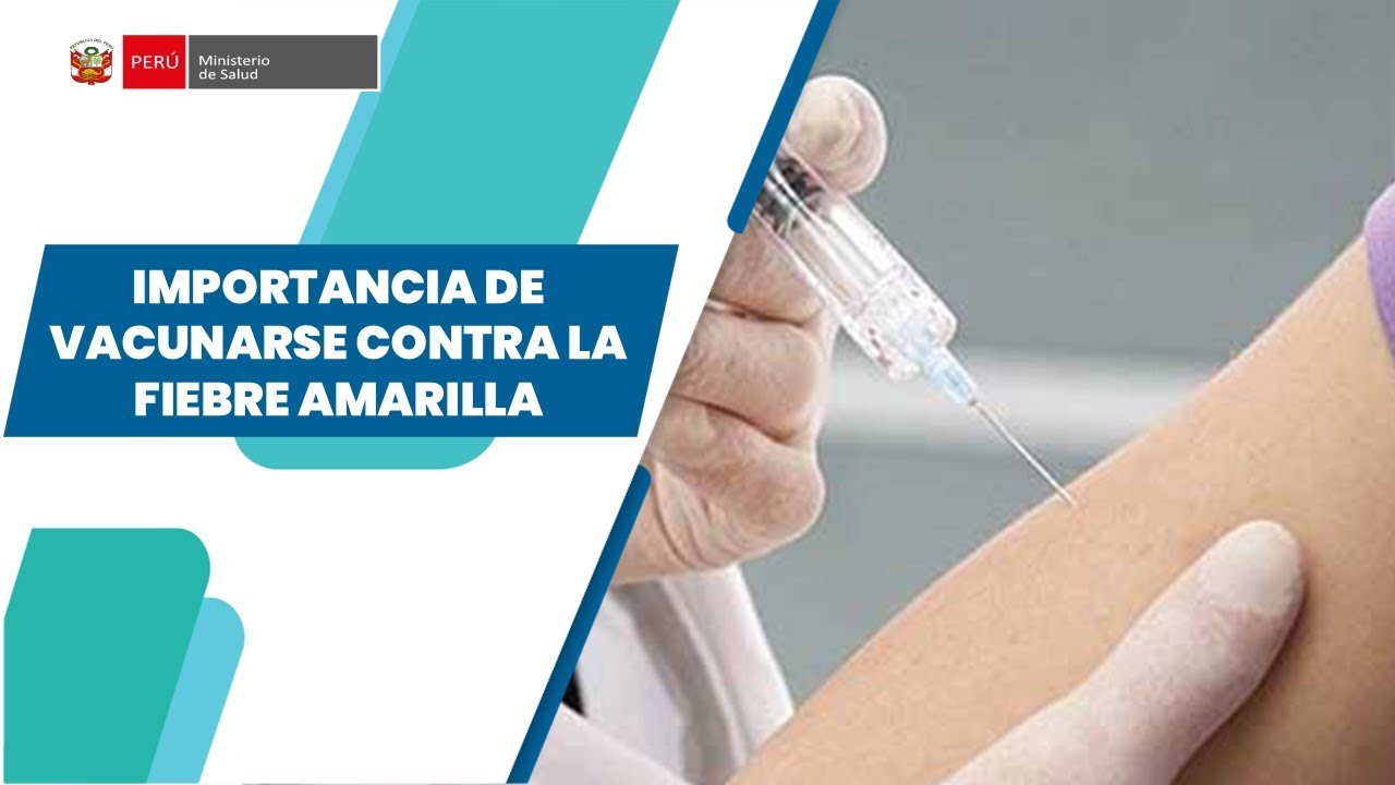 IMPORTANCIA DE VACUNARSE CONTRA LA FIEBRE AMARILLA