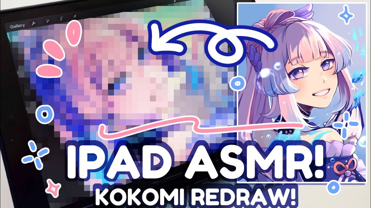 IPAD ASMR #67 | KOKOMI REDRAW!🫧