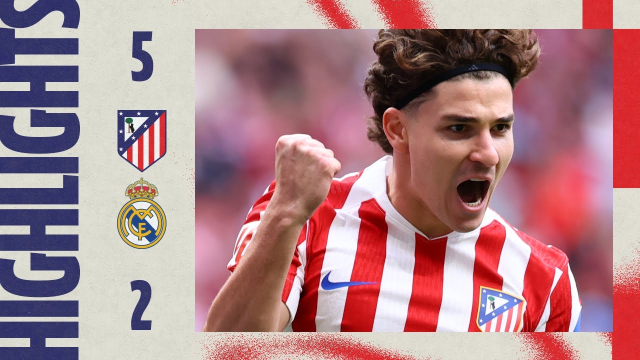 Atl&eacute;tico de Madrid 5-2 Real Madrid | ⚽ Le Normand, S&oslash;rloth, J. Alvarez (2) & Griezmann | HIGHLIGHTS