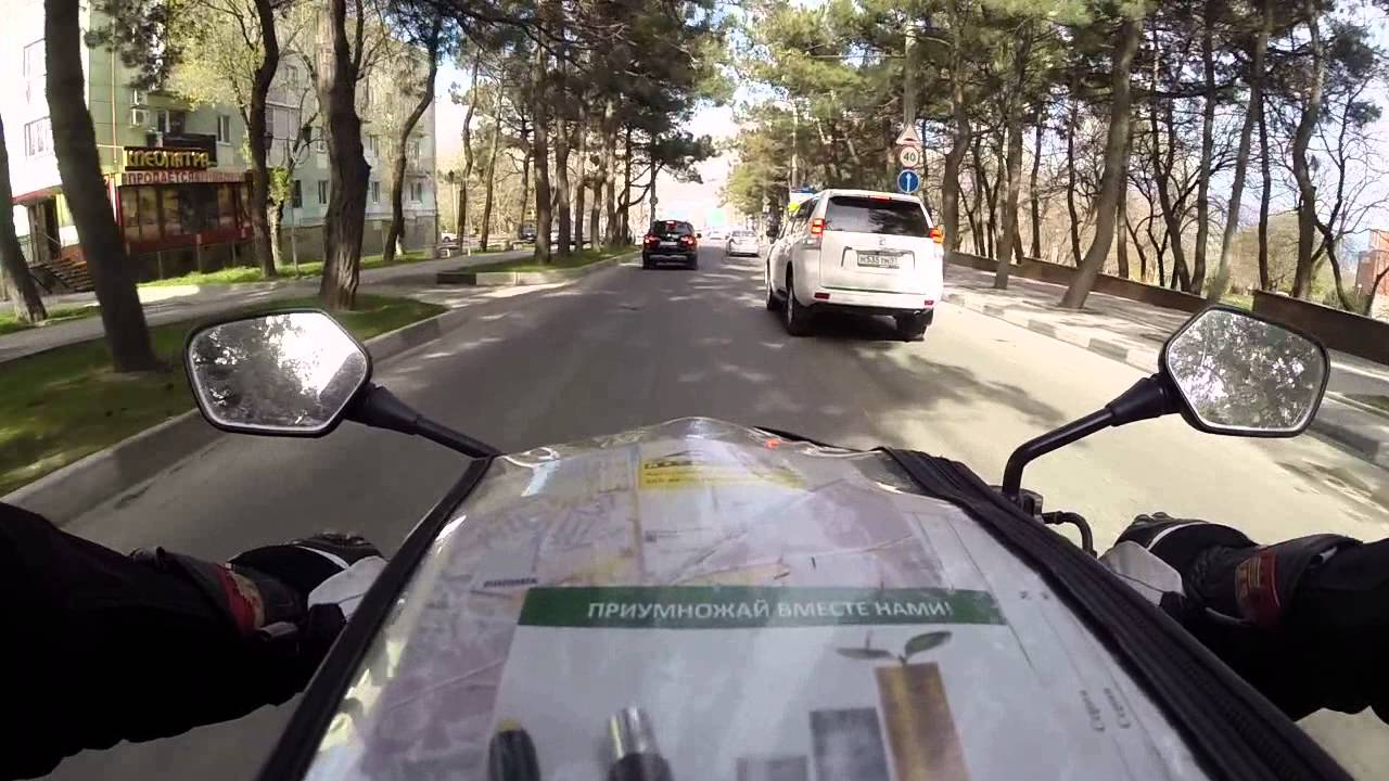 Мото езда по Новороссийску