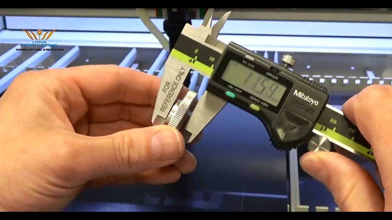 Lotus Laser Systems Technical Support Model Blu - Calibrating the Focus Tool
