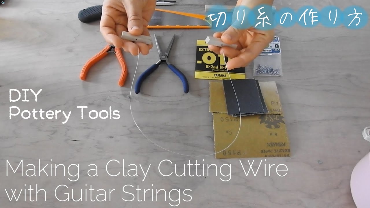 Making a Clay Cutting Wire Using Guitar Strings | DIY Pottery Tools