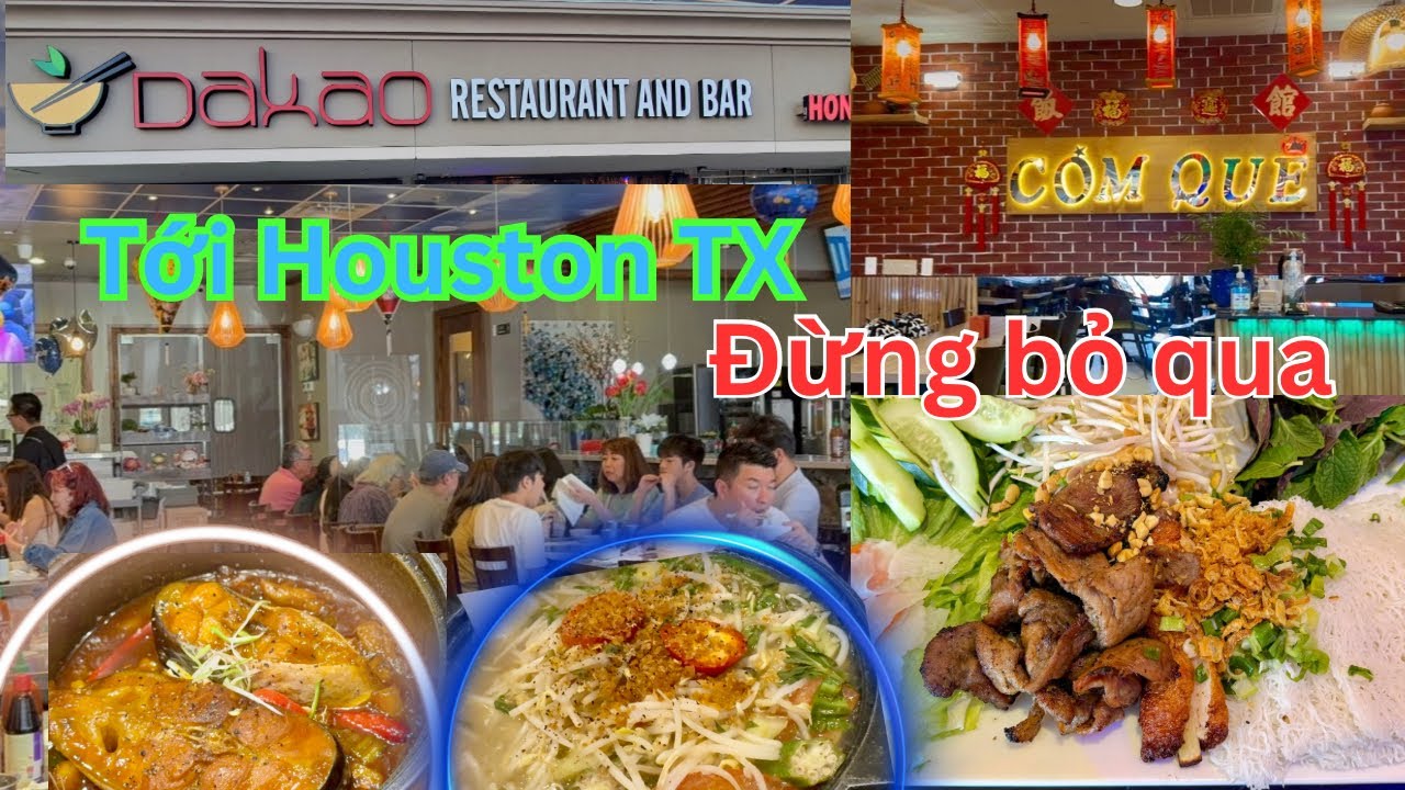 Thưởng thức các món ăn Vietnam rất ngon ở Houston TX🫰Cơm Gia Đình tại Cơm Quê #amthuc #cuocsongmy