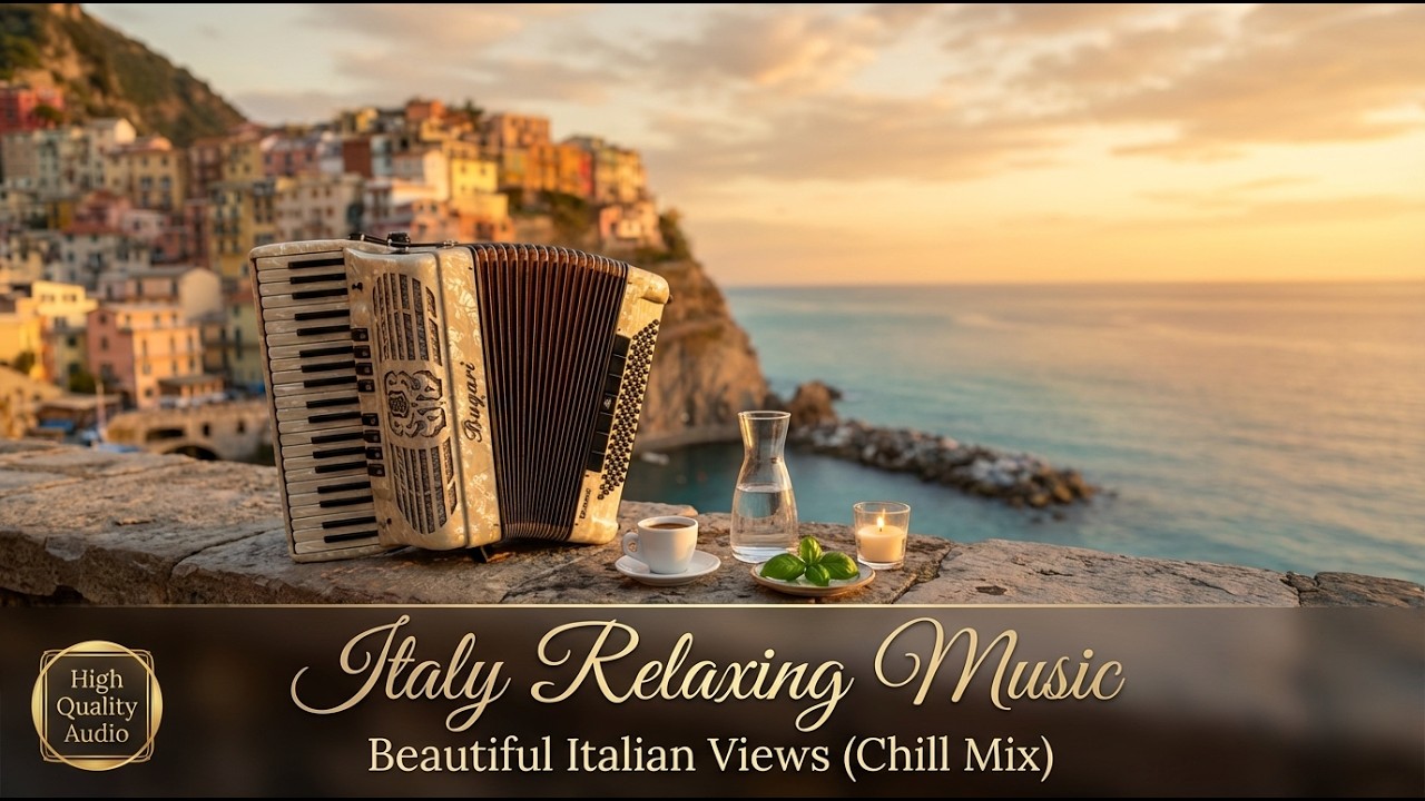 Italy Relaxing Music 🇮🇹🌅 | Beautiful Italian Views (Chill Mix)