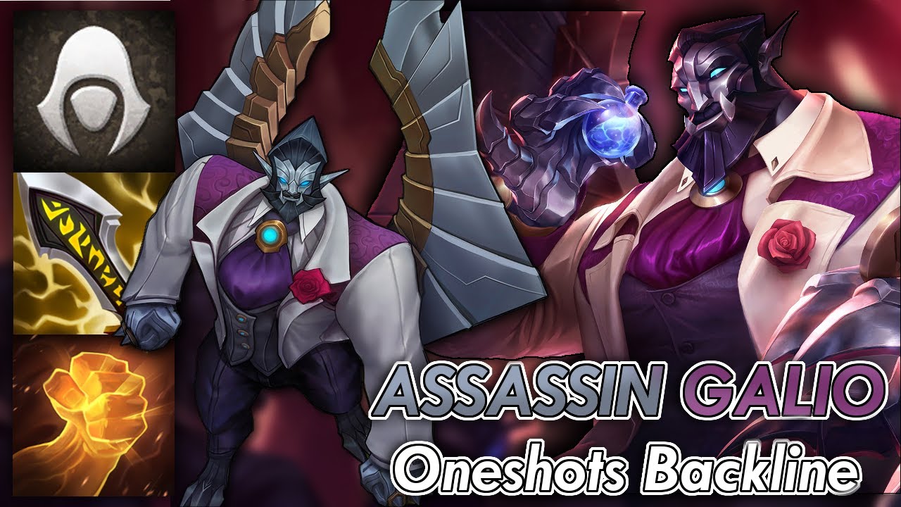 Assassin Galio w 3 Socialite | Crit AD Carry Galio | CLAPIO TFT Set 6