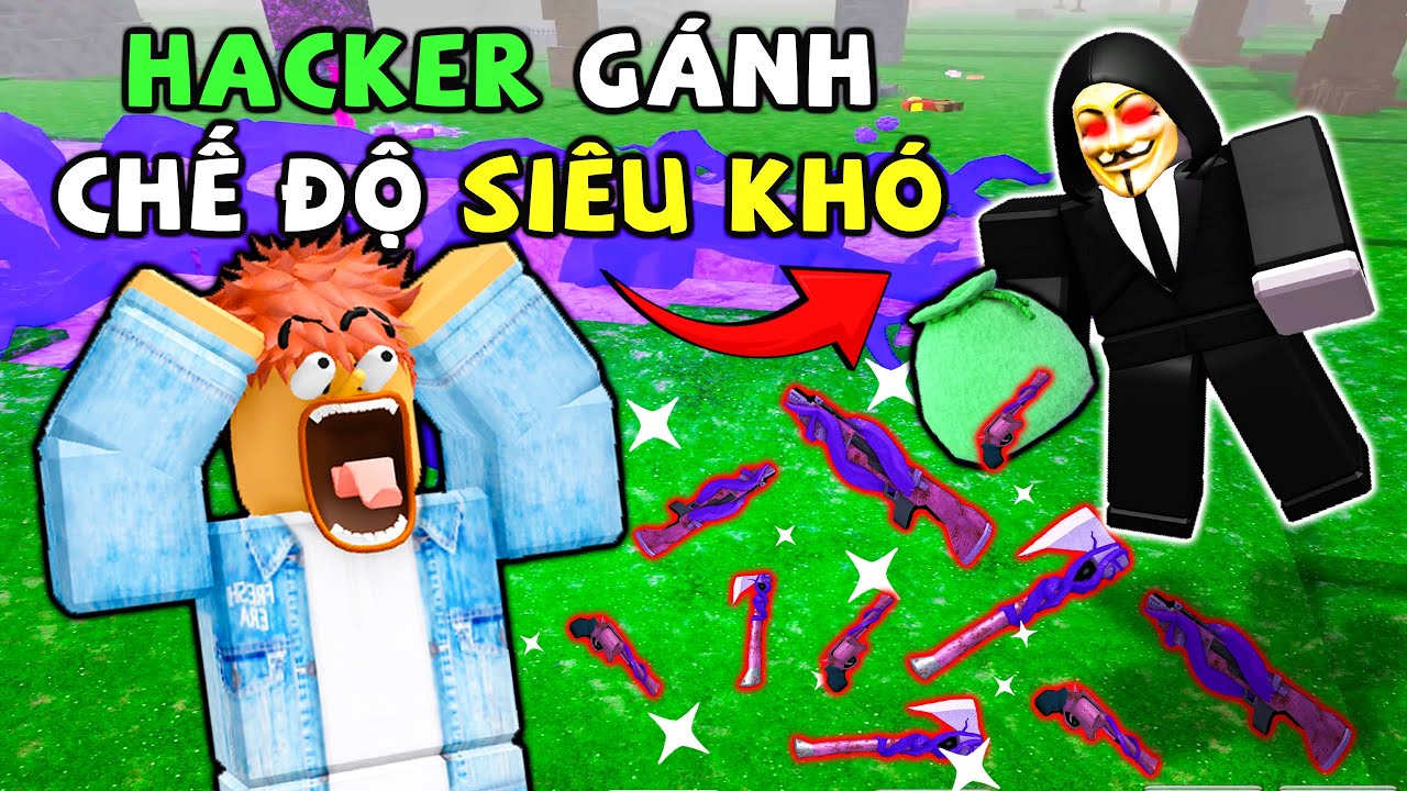 Tổ đội HACKER PHÁ ĐẢO CHẾ ĐỘ SIÊU KHÓ trong 99 NIGHTS IN THE FOREST ROBLOX