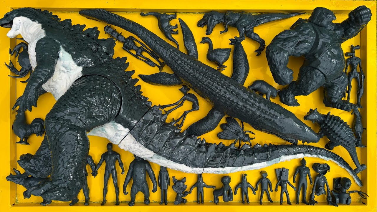 Dinosaurus Jurassic World Dominion: T-rex/ Brachiosaurus/ Skibidi/ Spider-Man/ KingKong/ KingGidorah
