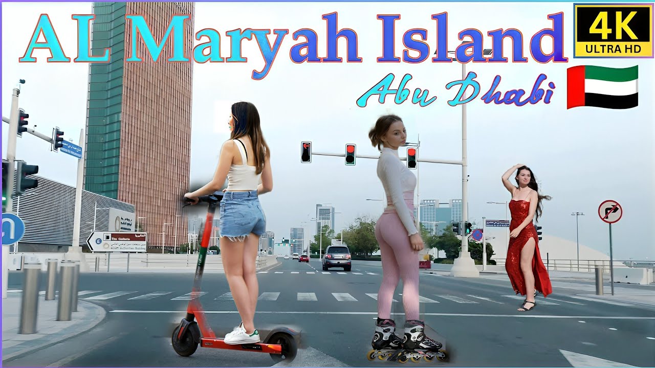 Al Maryah Island | Abu Dhabi | Beautiful City | Driving Tour [4k] ULTRA HD