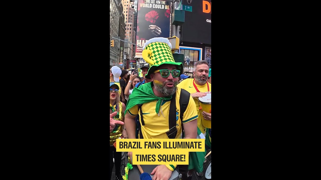 Brazil fans have arrived in New York City! | FIFA World Cup 2026&trade;