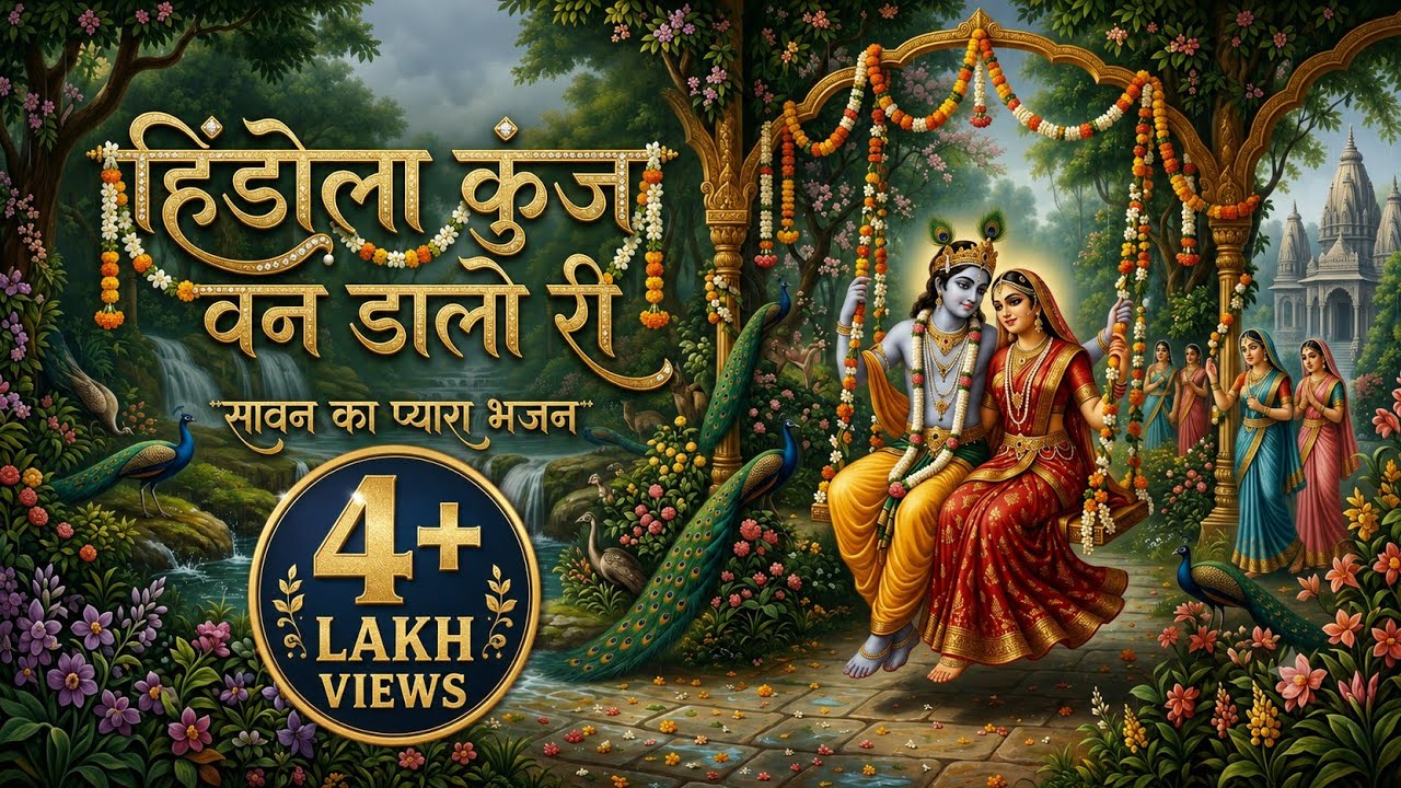 हिंडोला कुंज वन डालो री - Sawan Bhajan - Radha Krishna Devotional Bhajan