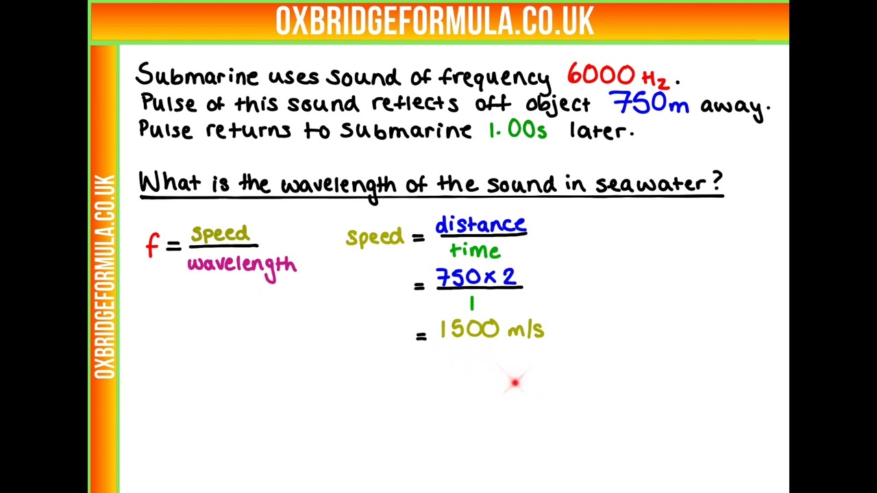 BMAT 2020 Sec2 Q23 (Phys) - Submarine Pulse Frequency.mov