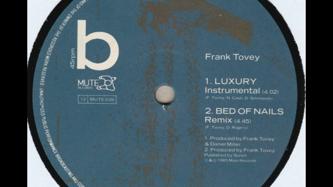 Frank Tovey - Bed Of Nails (Remix 12