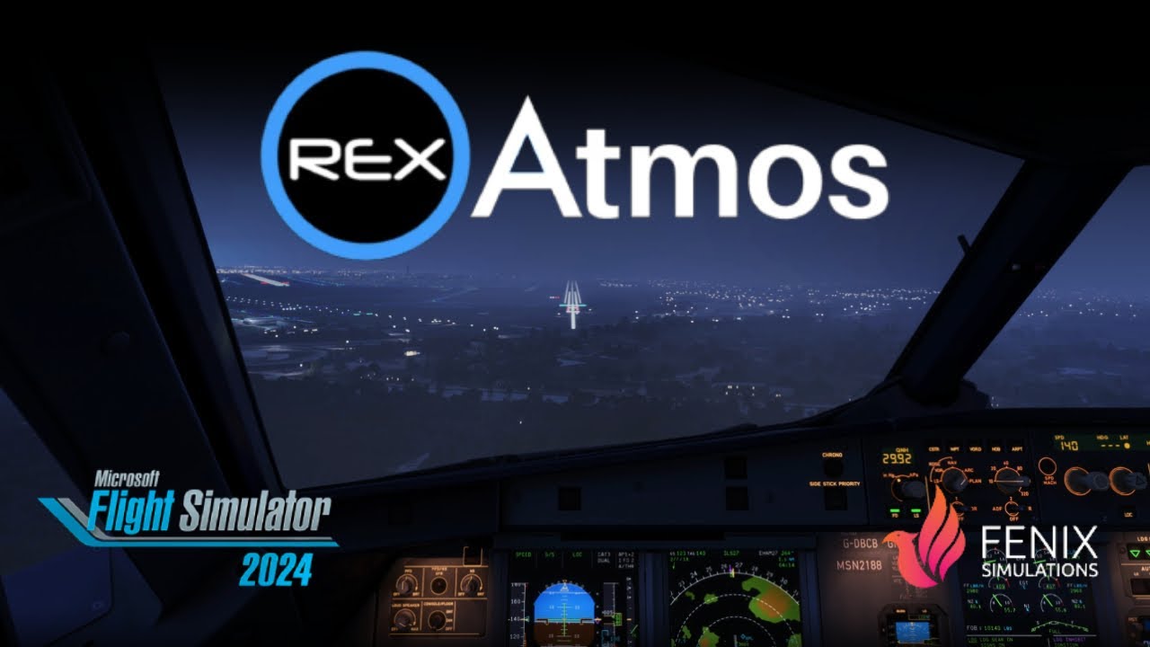 New REX Atmos Core Just Dropped | Fenix A319 Wet Landing on EHAM ILS27 Buitenveldertbaan #msfs24