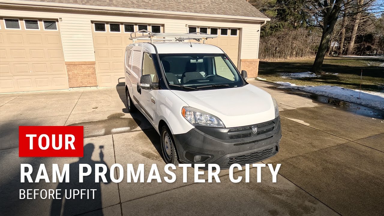 RAM ProMaster City Cargo Van Tour - BEFORE Our Upfit