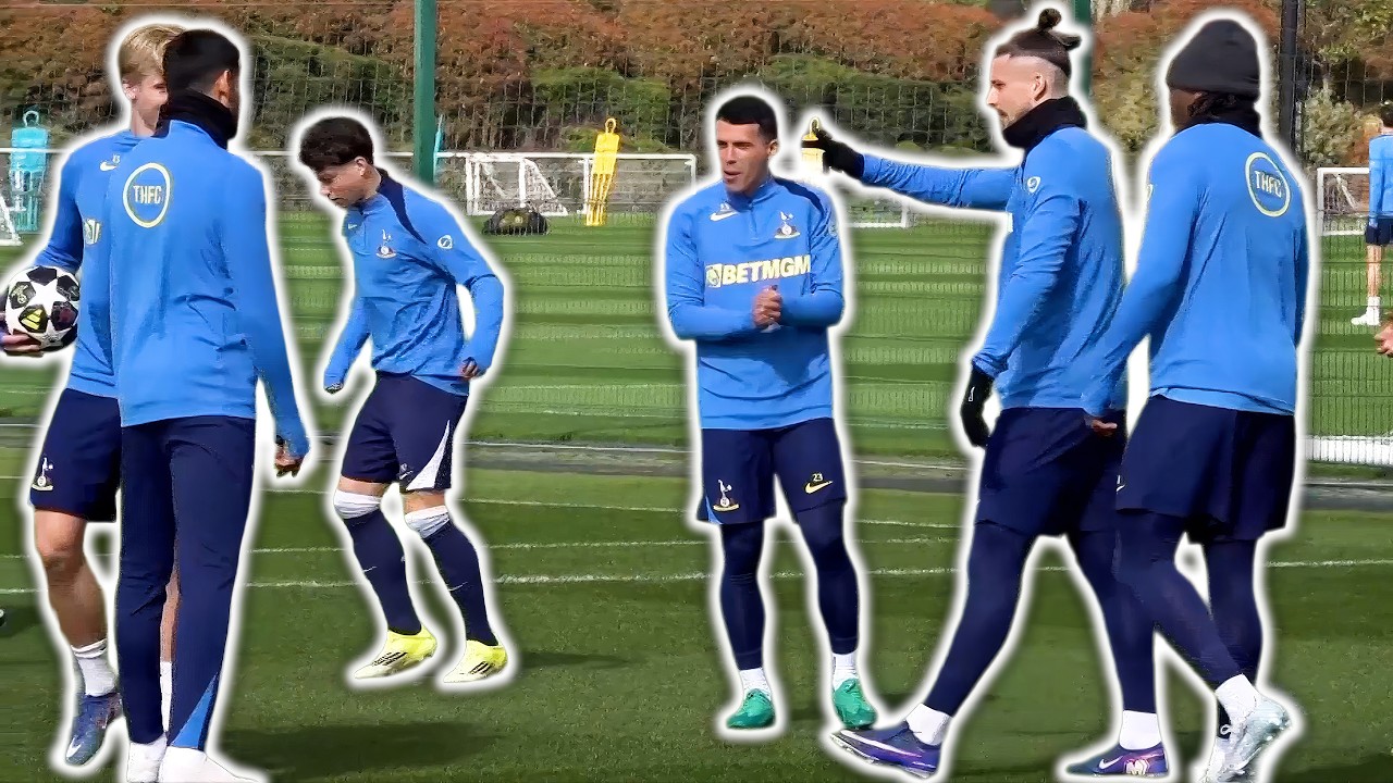 Tottenham training session | Tottenham Hotspur v Atletico Madrid | UEFA Champions League