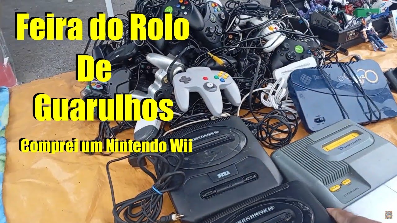 #12- Primeira vez na Feira do rolo de Guarulhos, comprei um Nintendo Wii