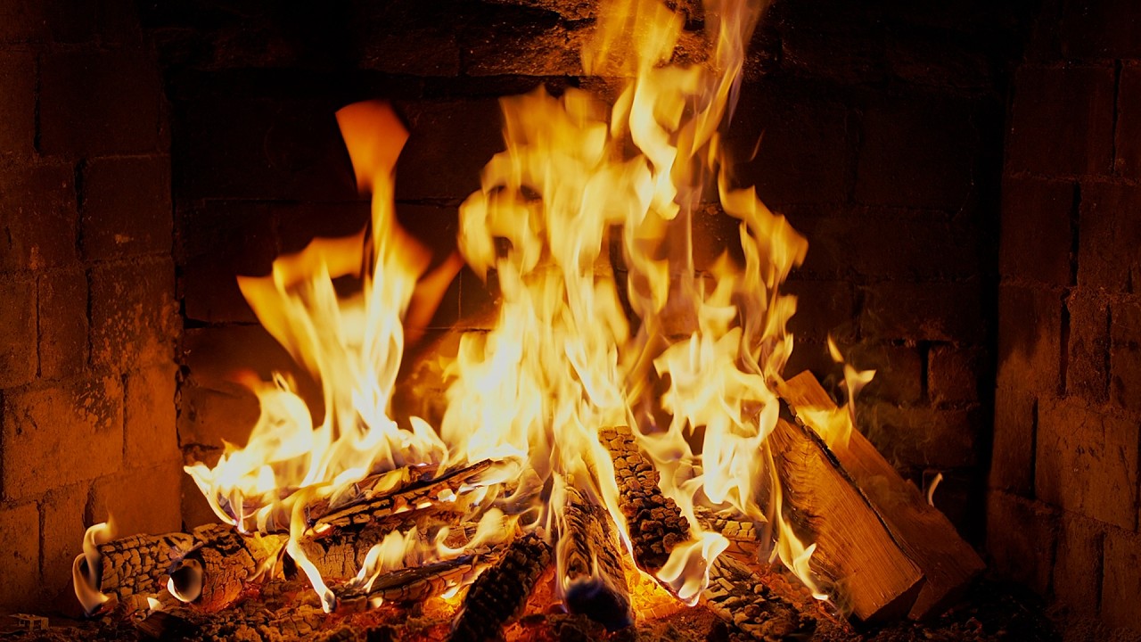 🔥 Cozy Fireplace 4K. Fireplace with Crackling Fire Sounds. Fireplace 4K UHD