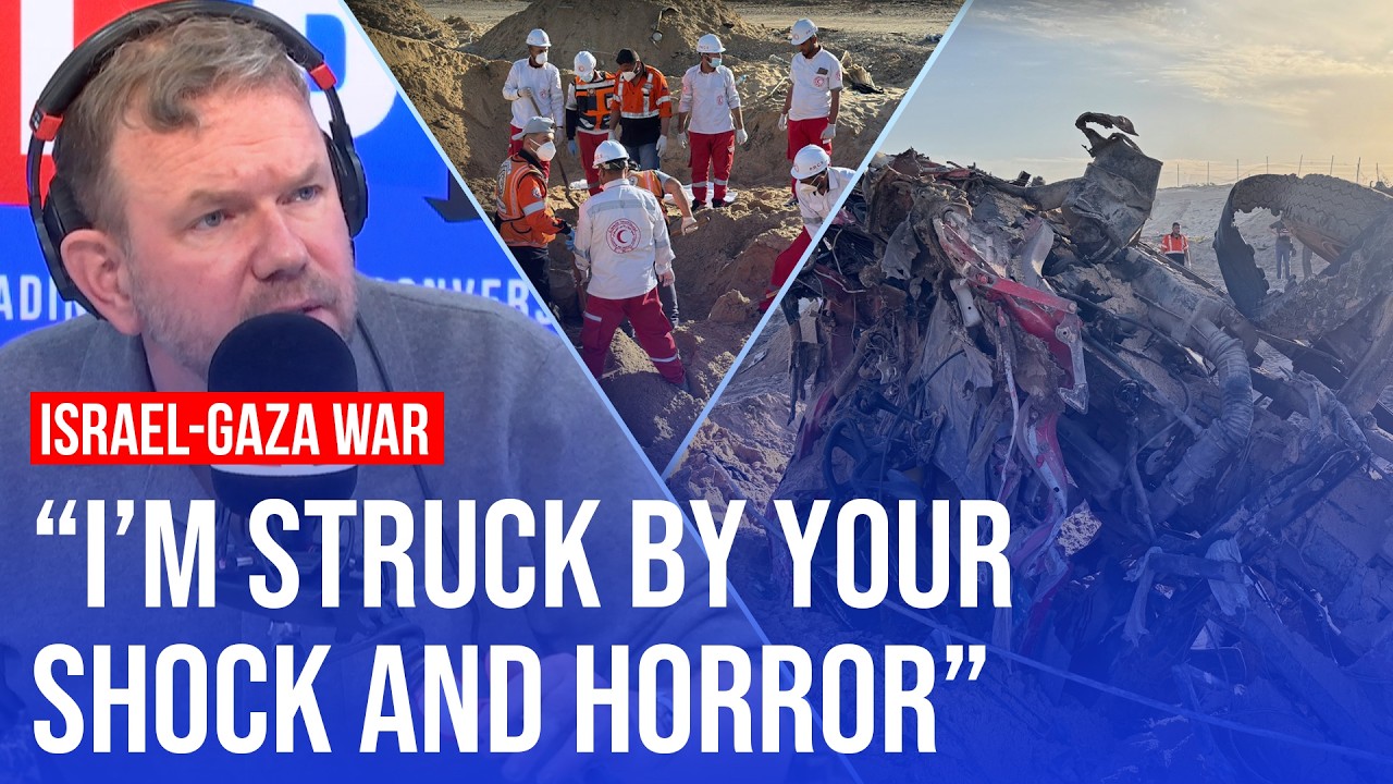 'It's a mass grave': 15 Palestinian paramedics and rescue workers killed by Israeli forces | LBC