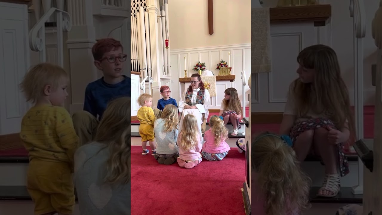 Sunday Children&rsquo;s Sermon at St. Paul&rsquo;s Lutheran (ELCA) with Pastor Ashlin - &ldquo;I, at church&rdquo;