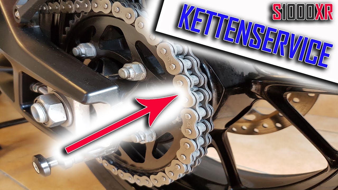 Ketten Service bei der BMW S1000XR