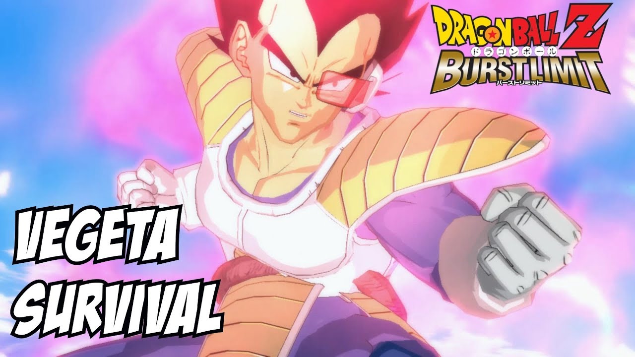 Dragon ball Z Burst Limit Vegeta survival mode gameplay