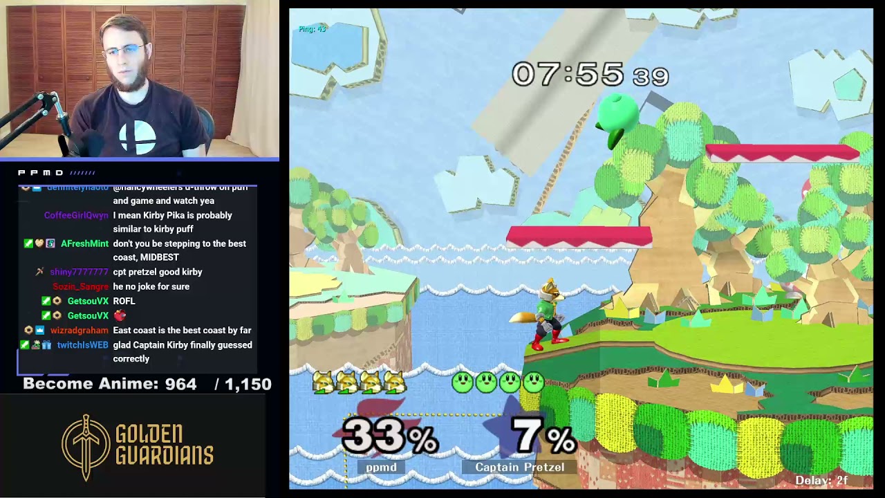 [Netplay Friendlies] - Captain Pretzel (Kirby) vs. PPMD (Fox) - 2021-04-29 [Stream]