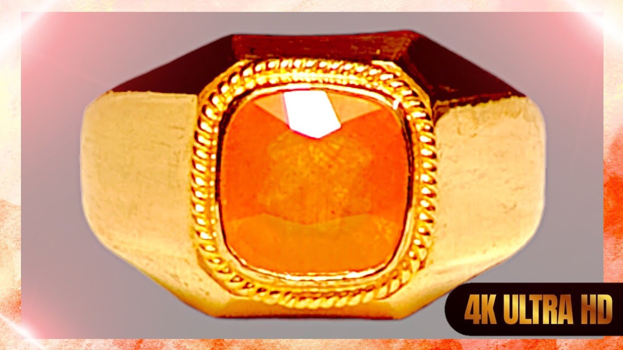 Pushkaraj Gold plane Ring | How to make Gold Ring | Plane Ring pushkaraj Stone #goldring #ring