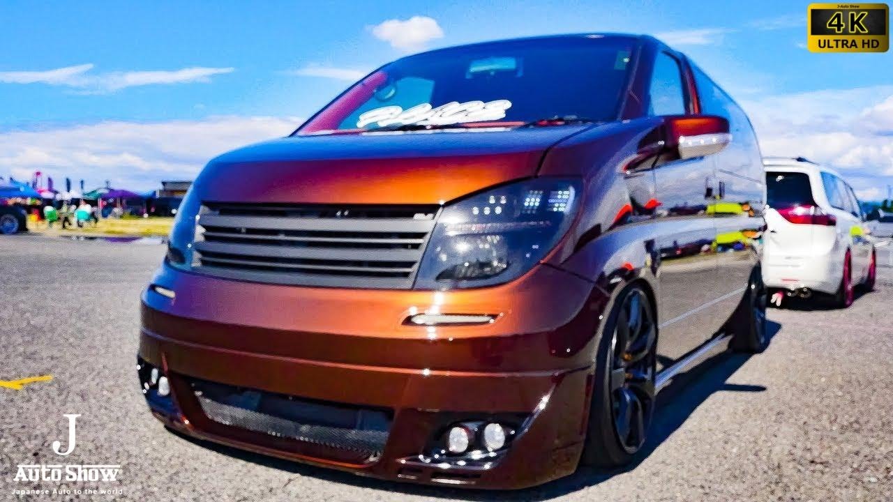 (4K)club gacha! NISSAN ELGRAND modified 日産エルグランドカスタム - スーパーカーニバル2017