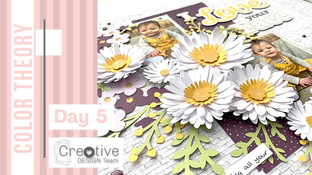 Color Theory | Complementary Colors Scrapbooking Process | Creative Design Team Day 5