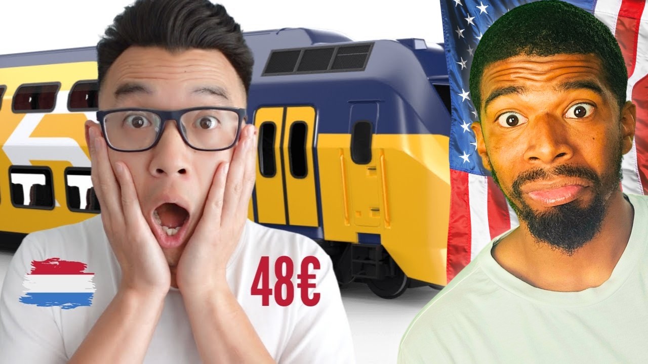 Pros and Cons of Dutch Public Transport (from an American) | American Reacts