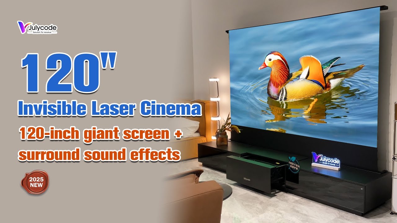 If you want to protect the laser projector, choose Julycode laser TV cabinet! 