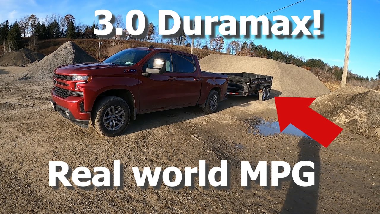 2021 Chevy Silverado 3.0 Duramax Max Tow/ Real world MPG
