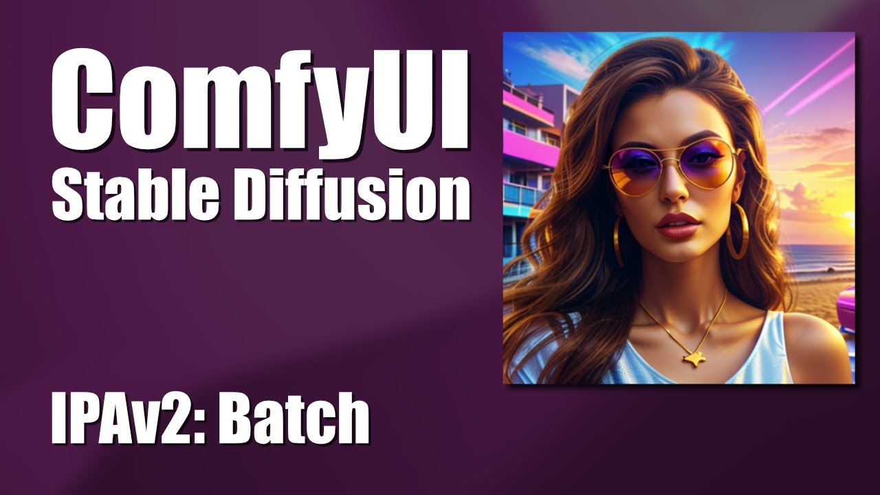 ComfyUI: IPAdapter v2 Batch | Stable Diffusion | German | English Subtitles
