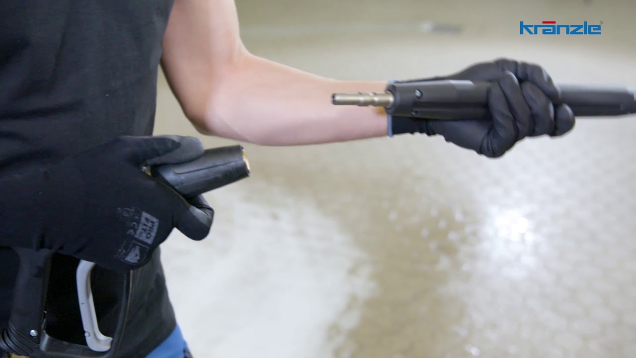 Hoe schuimlans Kränzle gebruiken ?