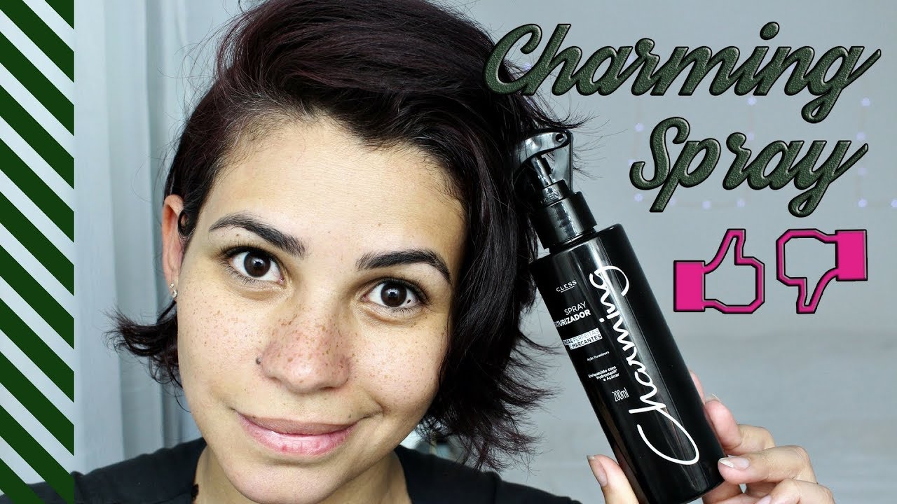 Testando o Spray Finalizardor Charming! ♥ #GLAMBOXFICAADICA