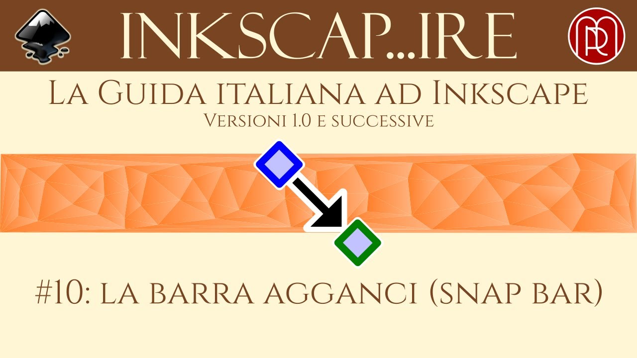 Inkscap...ire, la guida italiana ad Inkscape: #10 La barra Agganci (Snap bar)